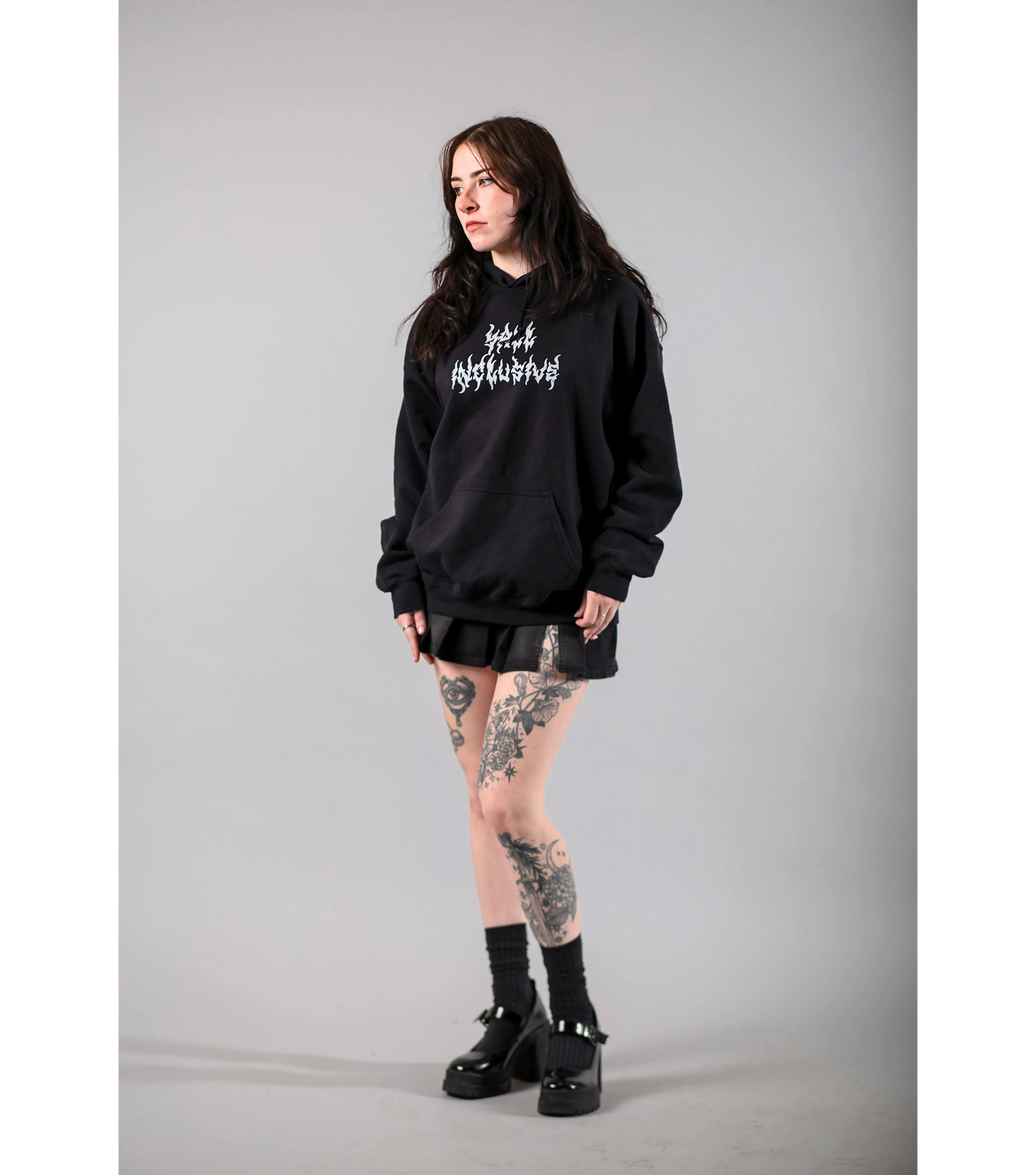 Black Metal Hoodie