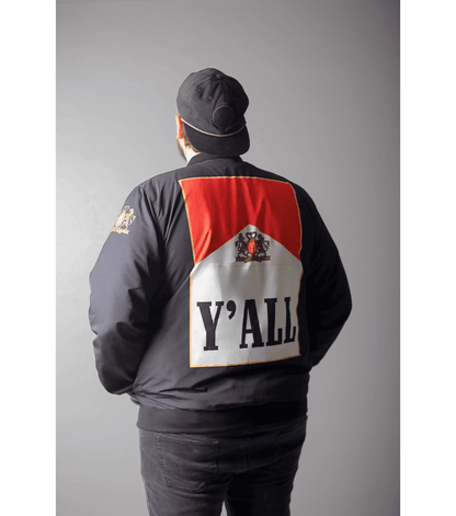 Smokin' Cowboy Bomber Jacket (Black)